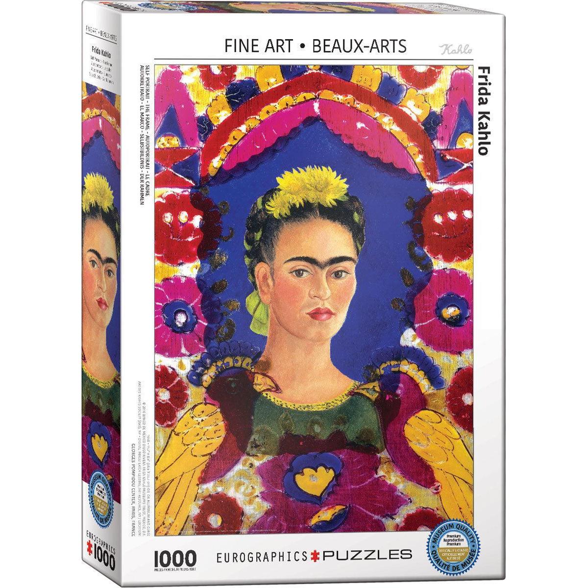 The Frame Self Portrait Frida Kahlo 1000 Piece Jigsaw Puzzle Eurographics