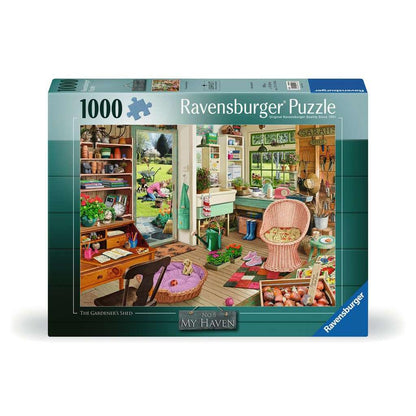 The Gardener's Shed "My Haven" 1000 Piece Jigsaw Puzzle Ravensburger