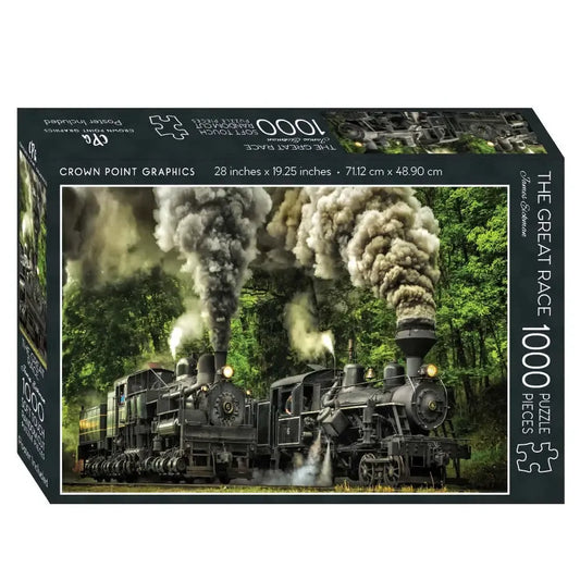 The Great Race 1000 Piece Soft Touch Jigsaw Puzzle Crown Point