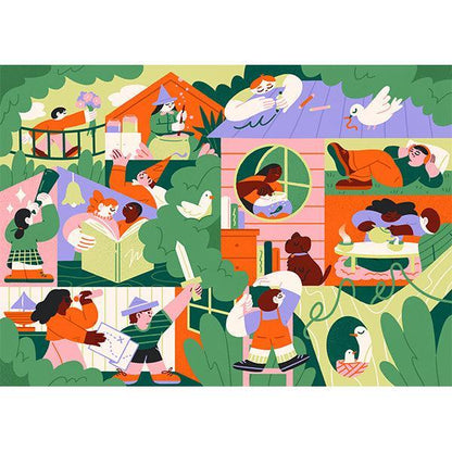 The Great Treehouse 1000 Piece Jigsaw Puzzle Holiyay