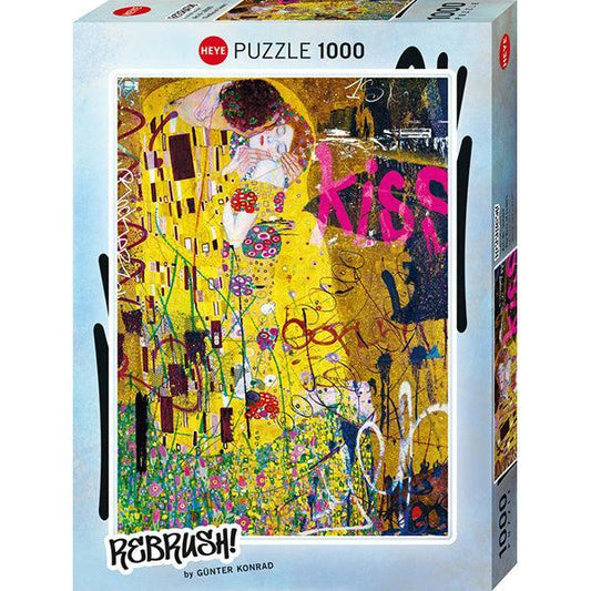 The Kiss Rebrush 1000 Piece Jigsaw Puzzle Heye