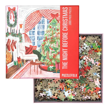 The Night Before Christmas 1000 Piece Jigsaw Puzzle PuzzleFolk