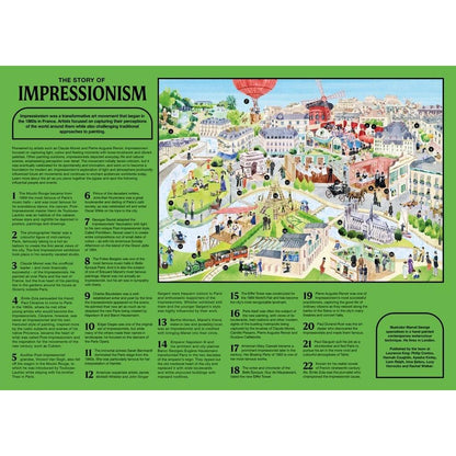 The Story of Impressionism 500 Piece Jigsaw Puzzle Laurence King