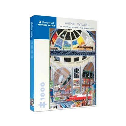 The Weather Works The Grand Hall 1000 Piece Jigsaw Puzzle Pomegranate