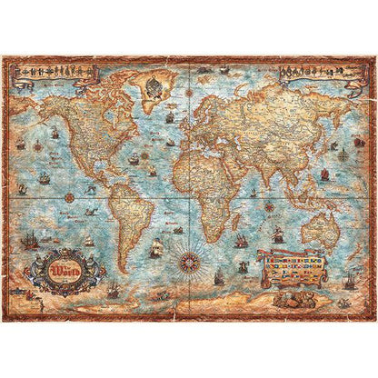 The World Map Art 2000 Piece Jigsaw Puzzle Heye