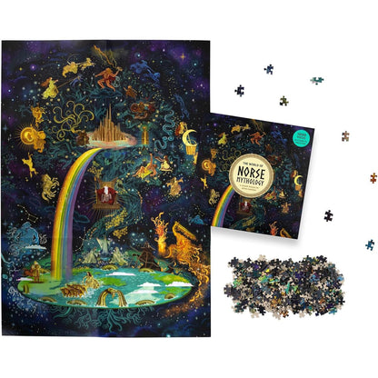 The World of Norse Mythology 1000 Piece Jigsaw Puzzle Laurence King