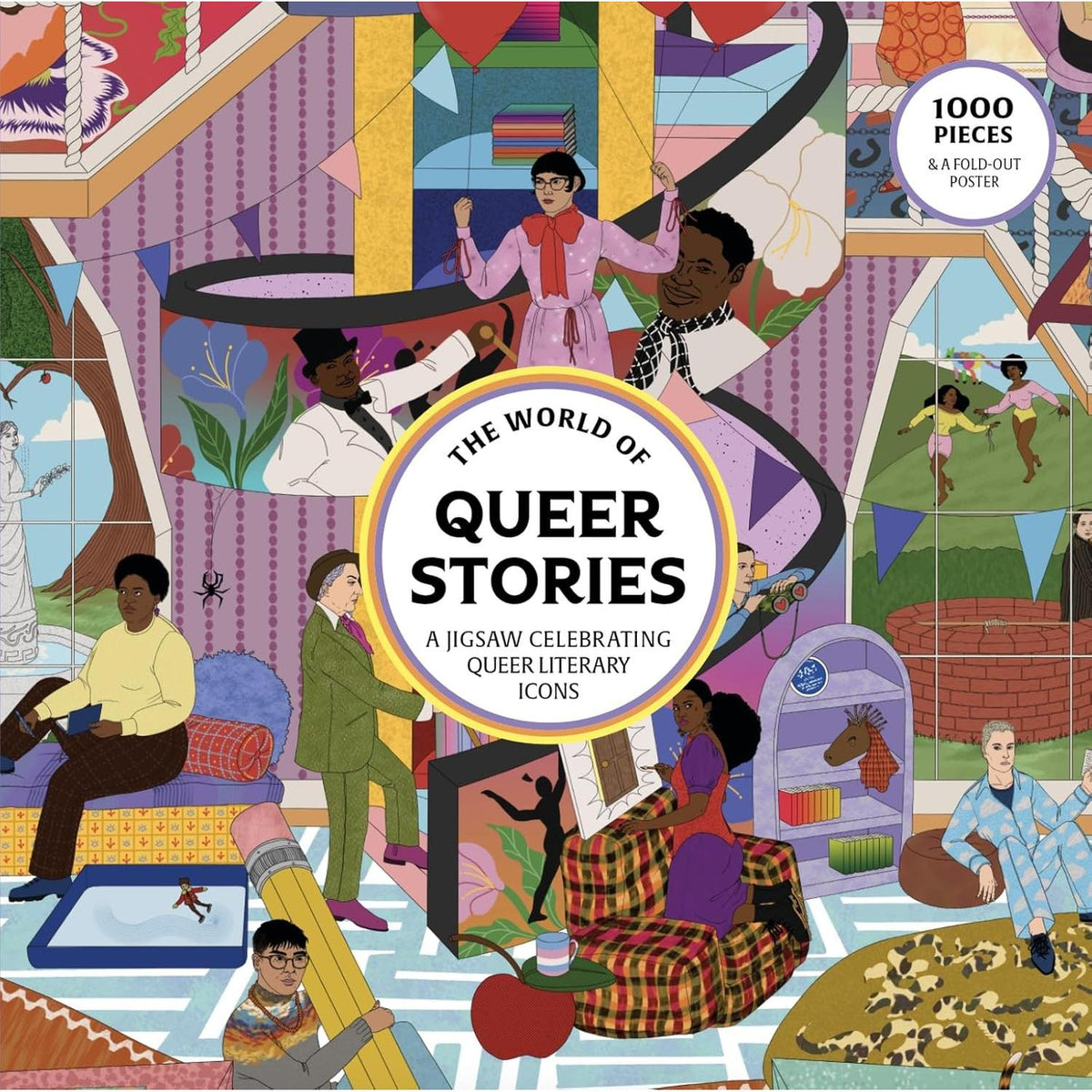 The World of Queer Stories 1000 Piece Jigsaw Puzzle Laurence King
