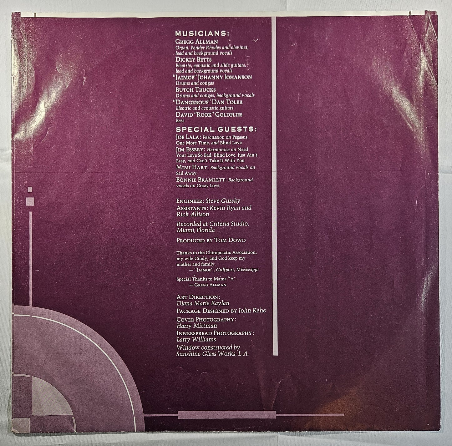 The Allman Brothers Band - Enlightened Rogues [1979 Used Vinyl Record LP]