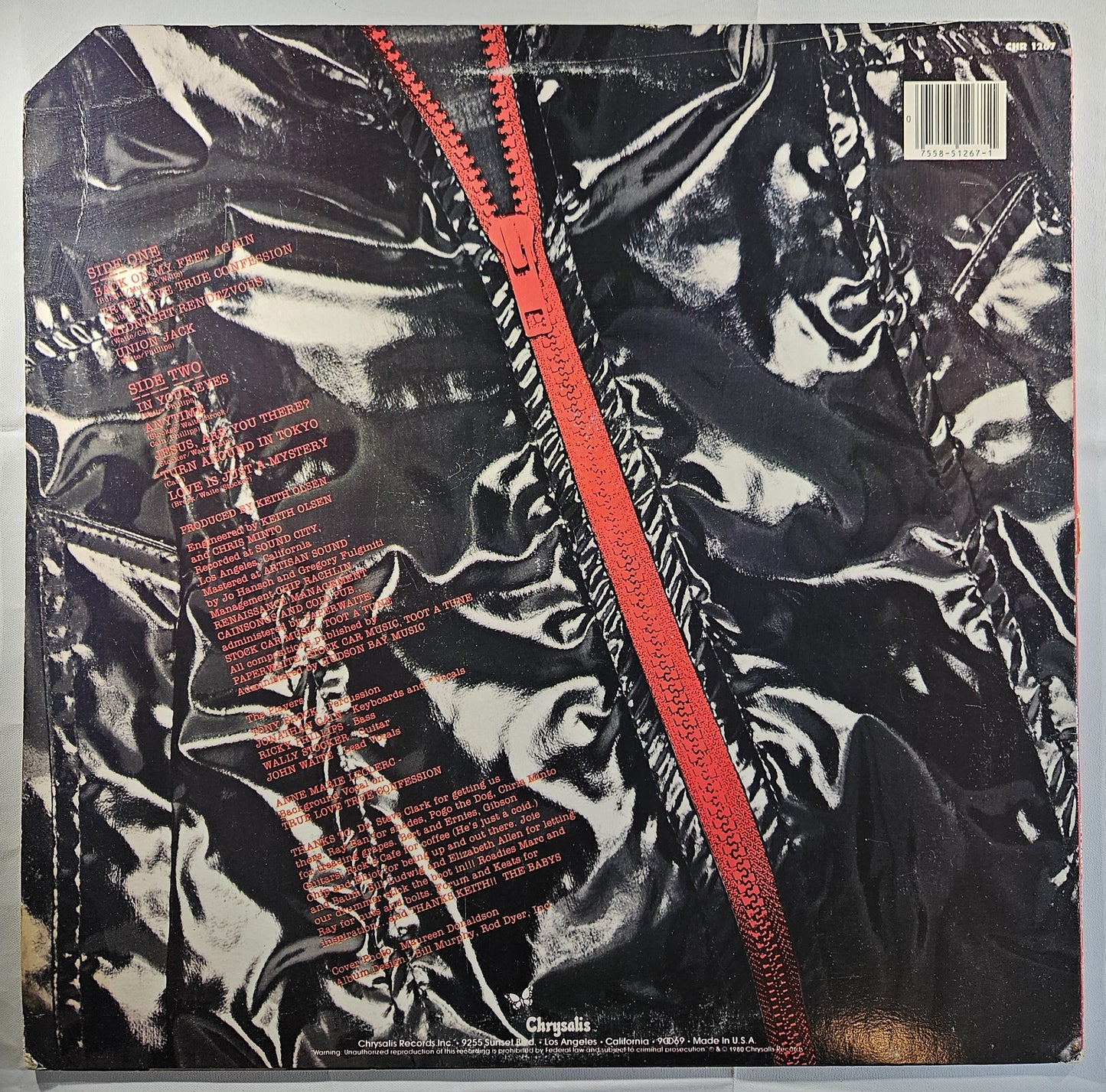 The Babys - Union Jacks [Reissue Santa Maria Press] [Used Vinyl Record LP]