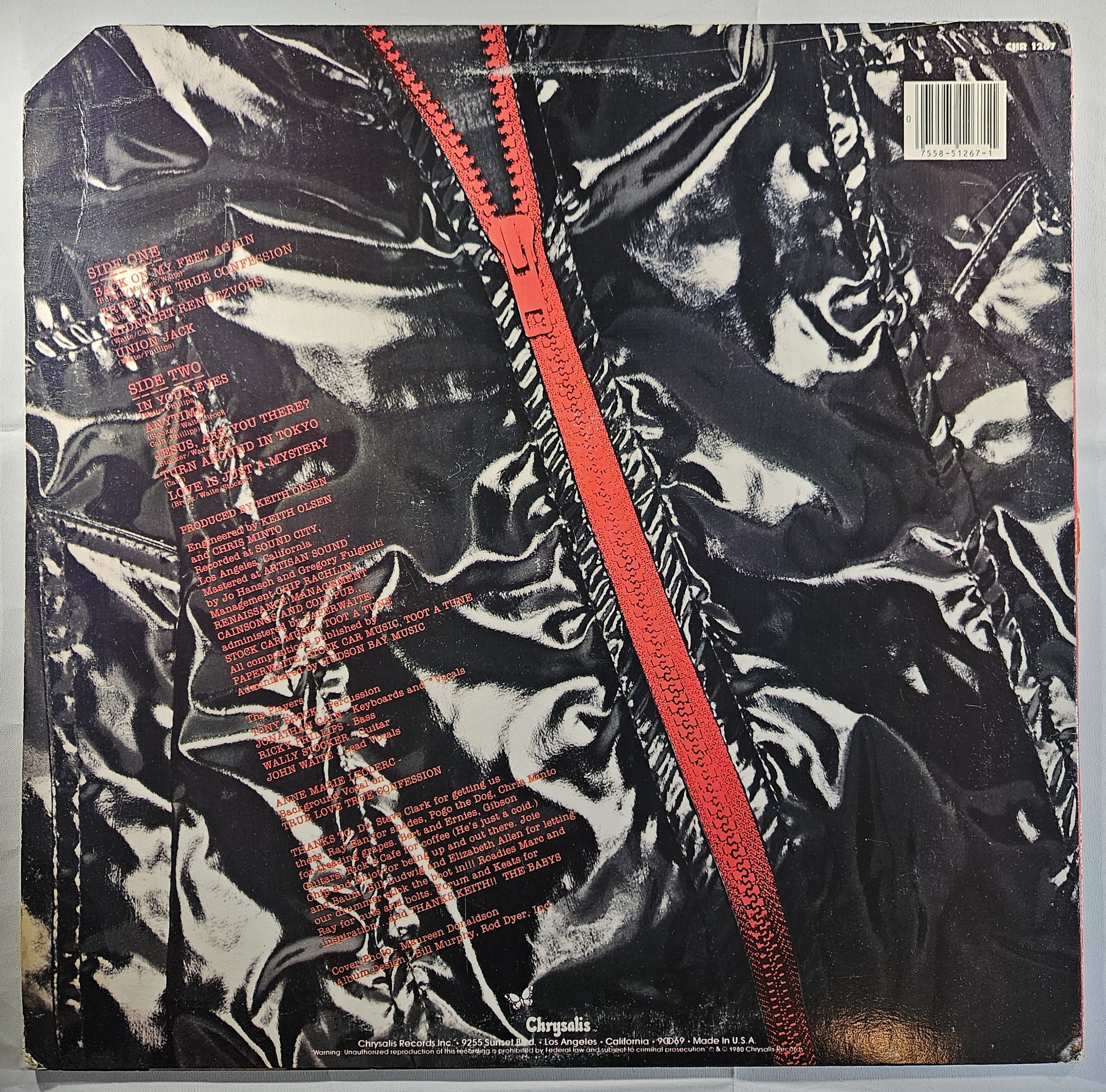 The Babys - Union Jacks [Reissue Santa Maria Press] [Used Vinyl Record LP]