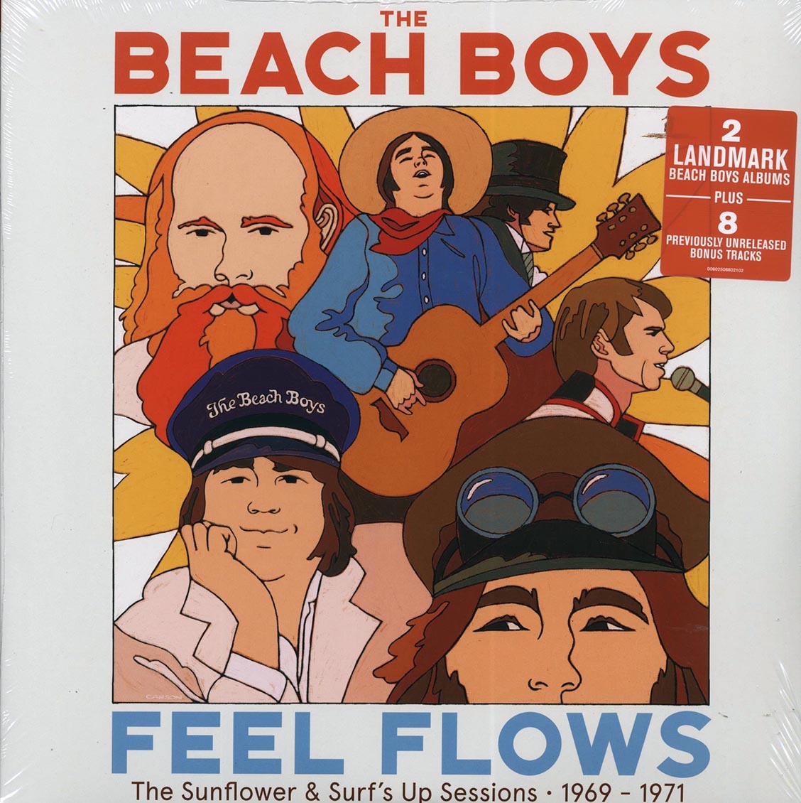 The Beach Boys - Feel Flows (The Sunflower & Surf's Up Sessions • 1969 - 1971) [2021 Compilation] [New Double Vinyl Record LP]