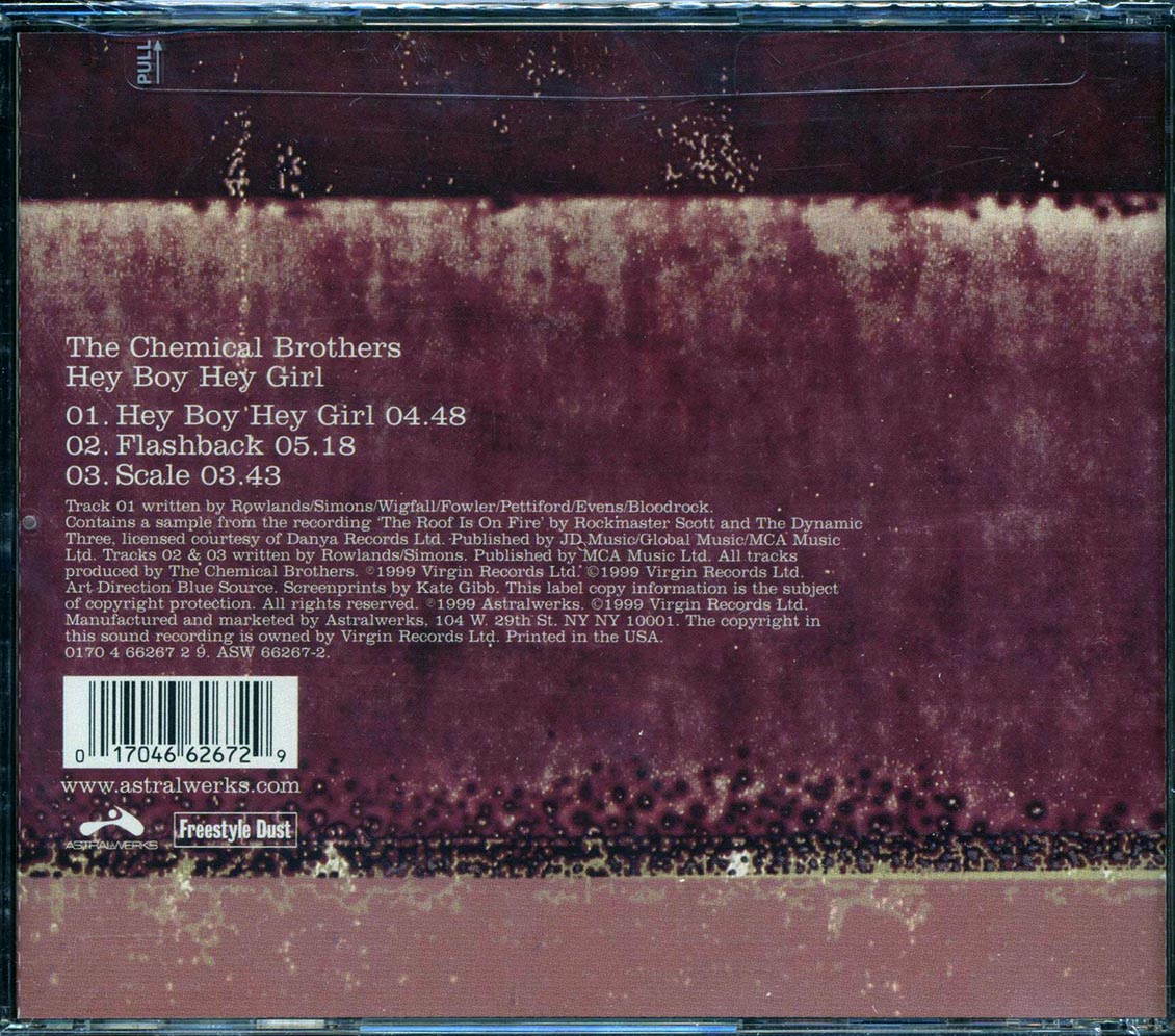 The Chemical Brothers - Hey Boy Hey Girl [1999 New CD Single]