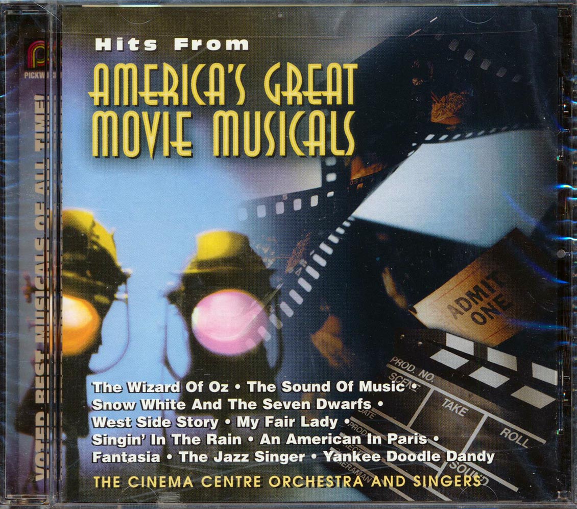 The Cinema Centre Orchestra and Singers - Hits From America's Great Movie Musicals [1998 New CD]