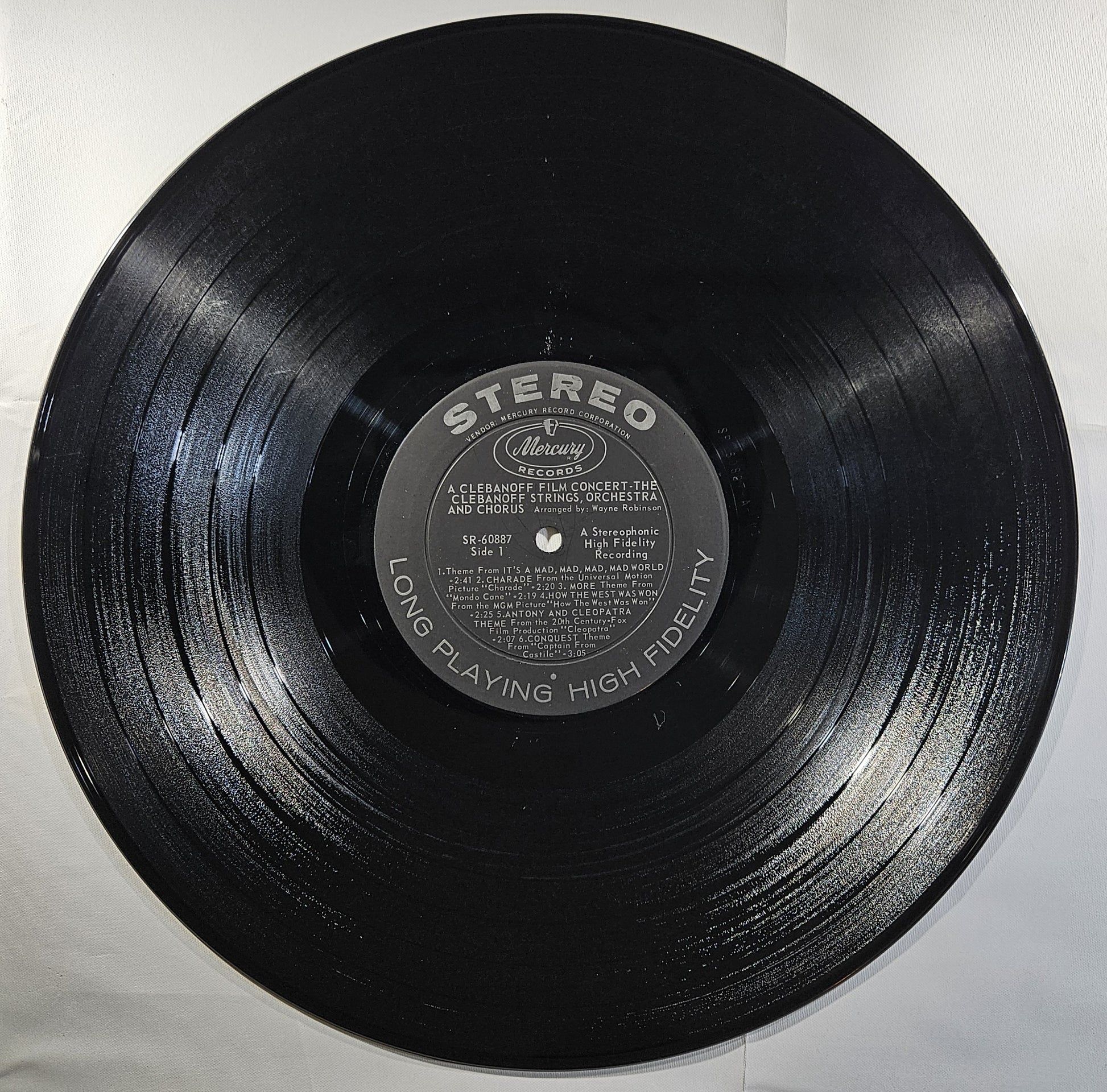 A Film Concert by The Clebanoff Strings, Orchestra & Chorus [1964 Used Vinyl Record LP]