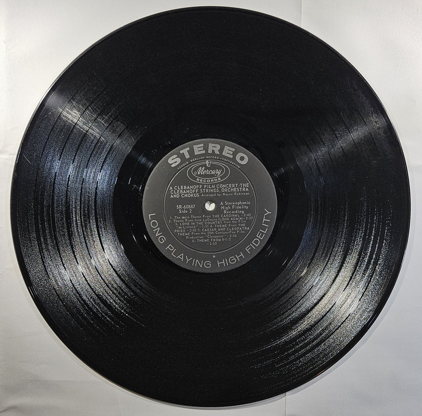 A Film Concert by The Clebanoff Strings, Orchestra & Chorus [1964 Used Vinyl Record LP]