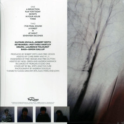 The Cure - Seventeen Seconds [2008 Reissue Remastered White] [New Vinyl Record LP]