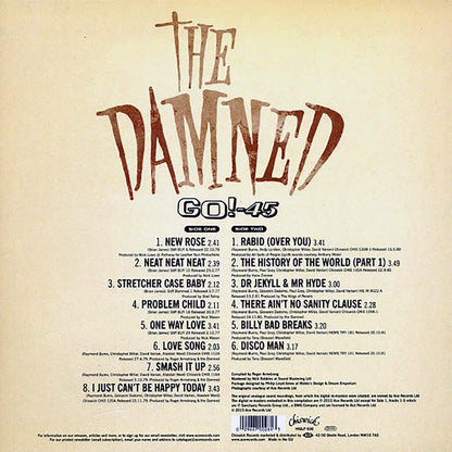 The Damned - Go!-45 [2015 Compilation 180G Red] [New Vinyl Record LP]