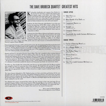 The Dave Brubeck Quartet - Greatest Hits [2020 180G Color] [New Vinyl Record LP]