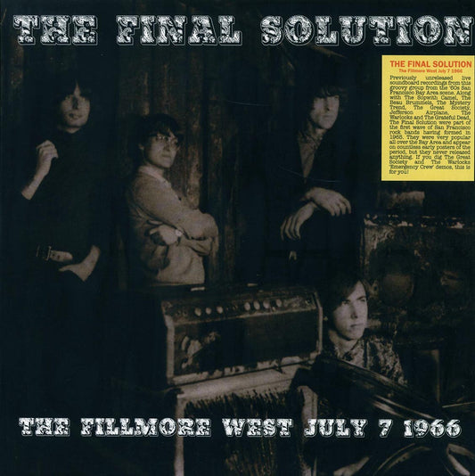 The Final Solution - The Fillmore West July 7 1966 [2023 Unofficial] [New Vinyl Record LP]