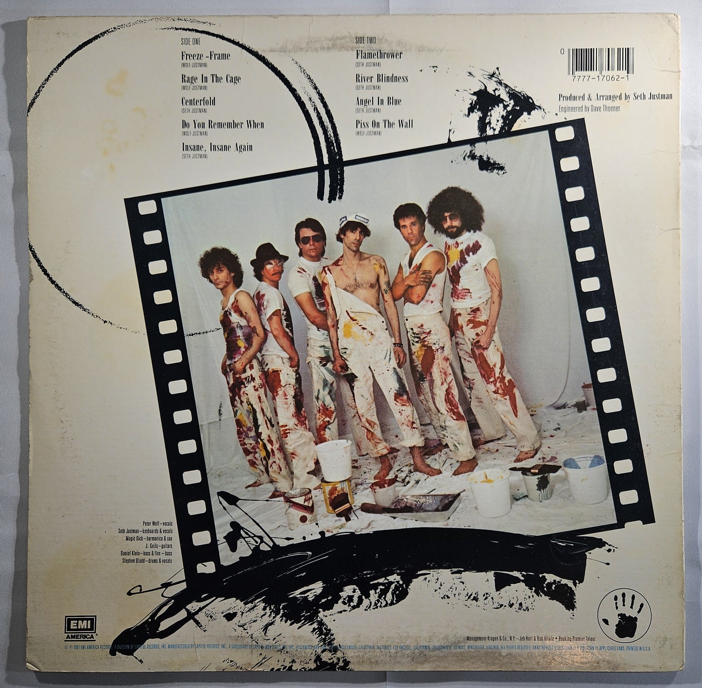 The J. Geils Band - Freeze-Frame [1981 Los Angeles Pressing] [Used Vinyl Record LP] [E]