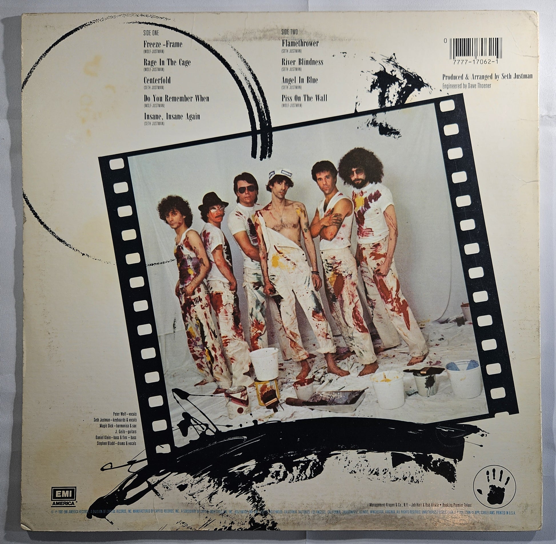 The J. Geils Band - Freeze-Frame [1981 Los Angeles Pressing] [Used Vinyl Record LP] [E]