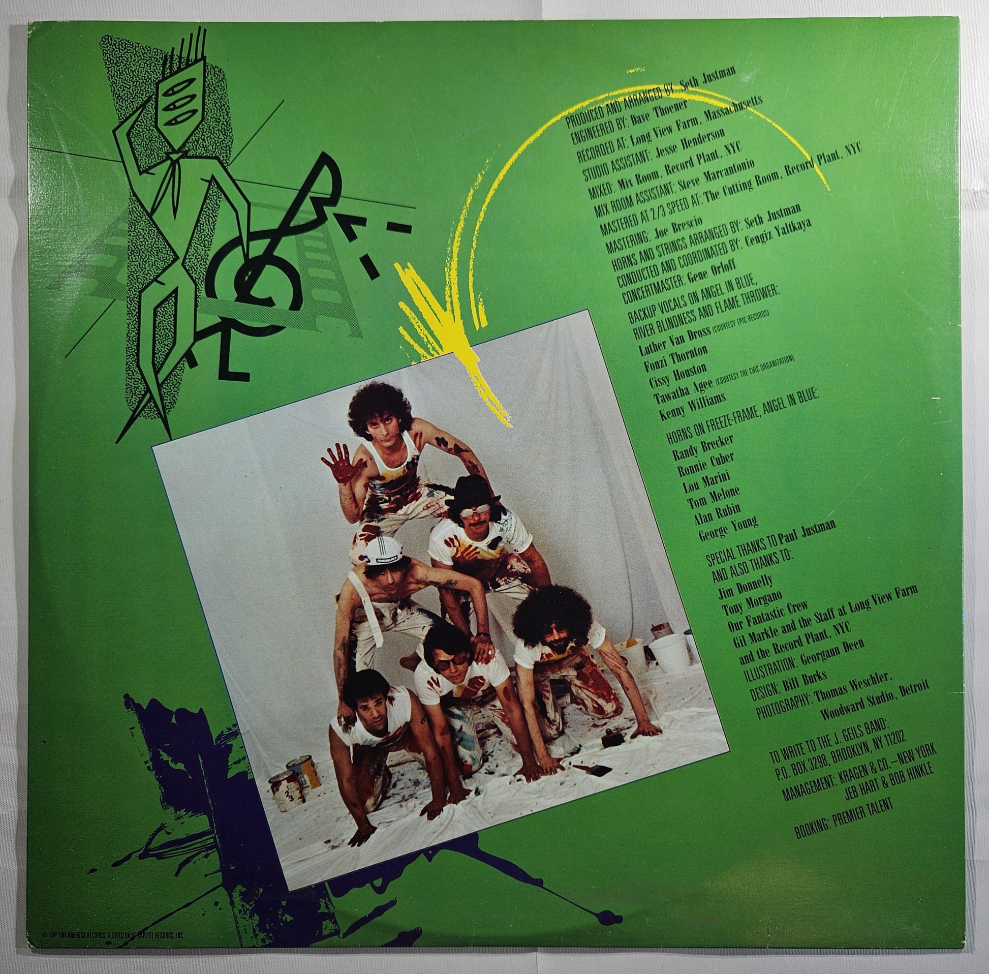 The J. Geils Band - Freeze-Frame [1981 Los Angeles Pressing] [Used Vinyl Record LP] [E]