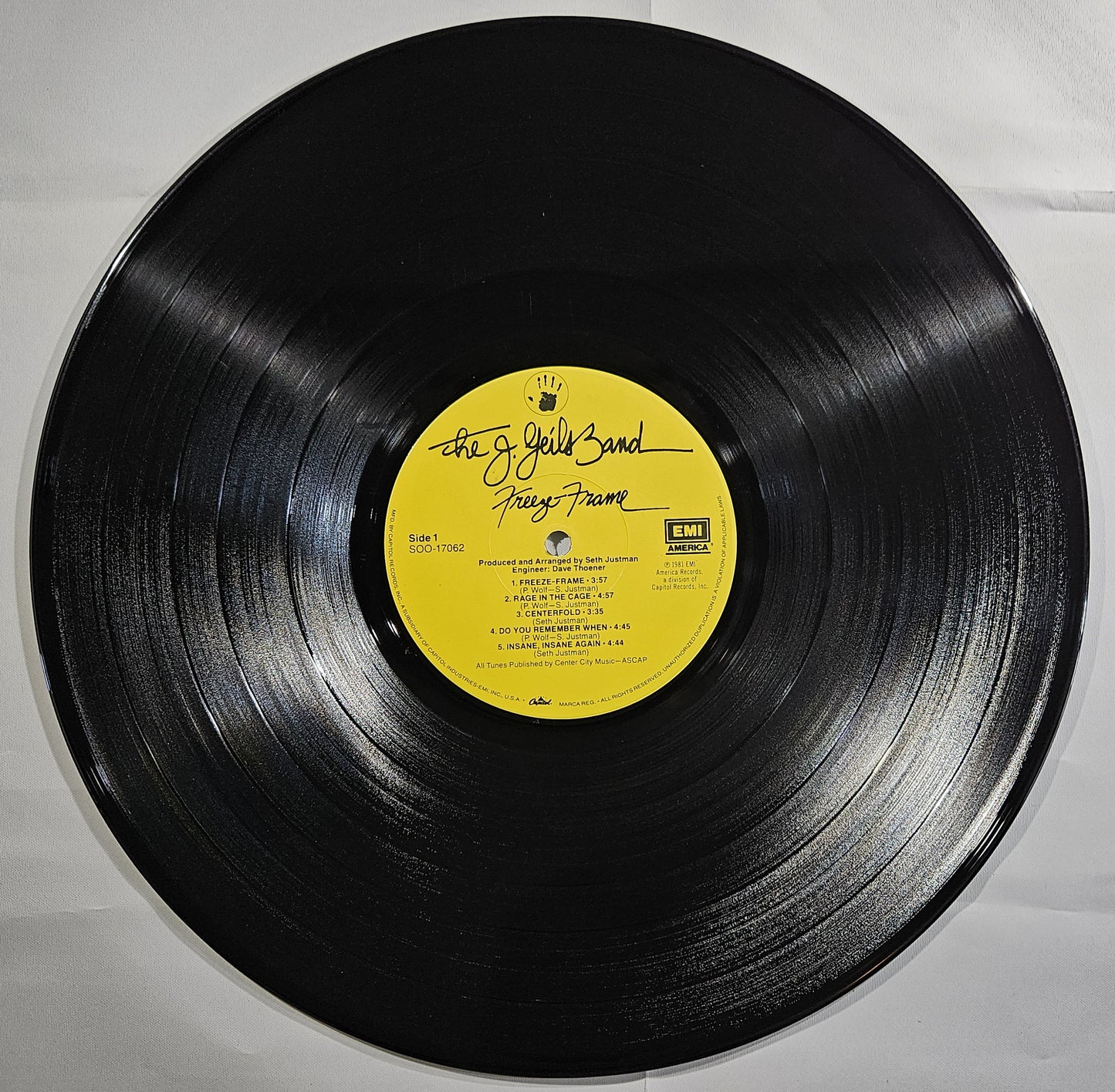 The J. Geils Band - Freeze-Frame [1981 Los Angeles Pressing] [Used Vinyl Record LP] [E]