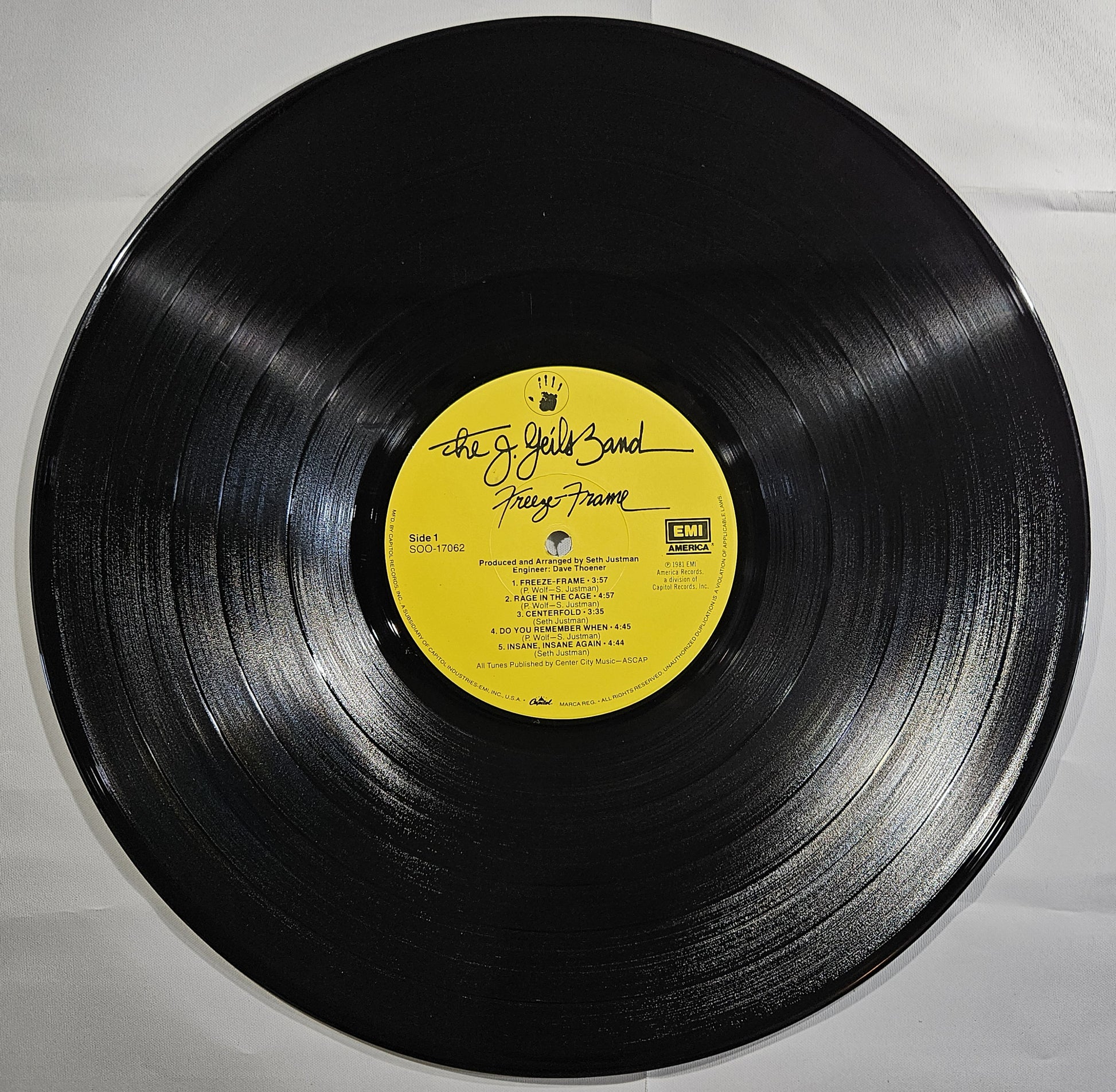 The J. Geils Band - Freeze-Frame [1981 Los Angeles Pressing] [Used Vinyl Record LP] [E]