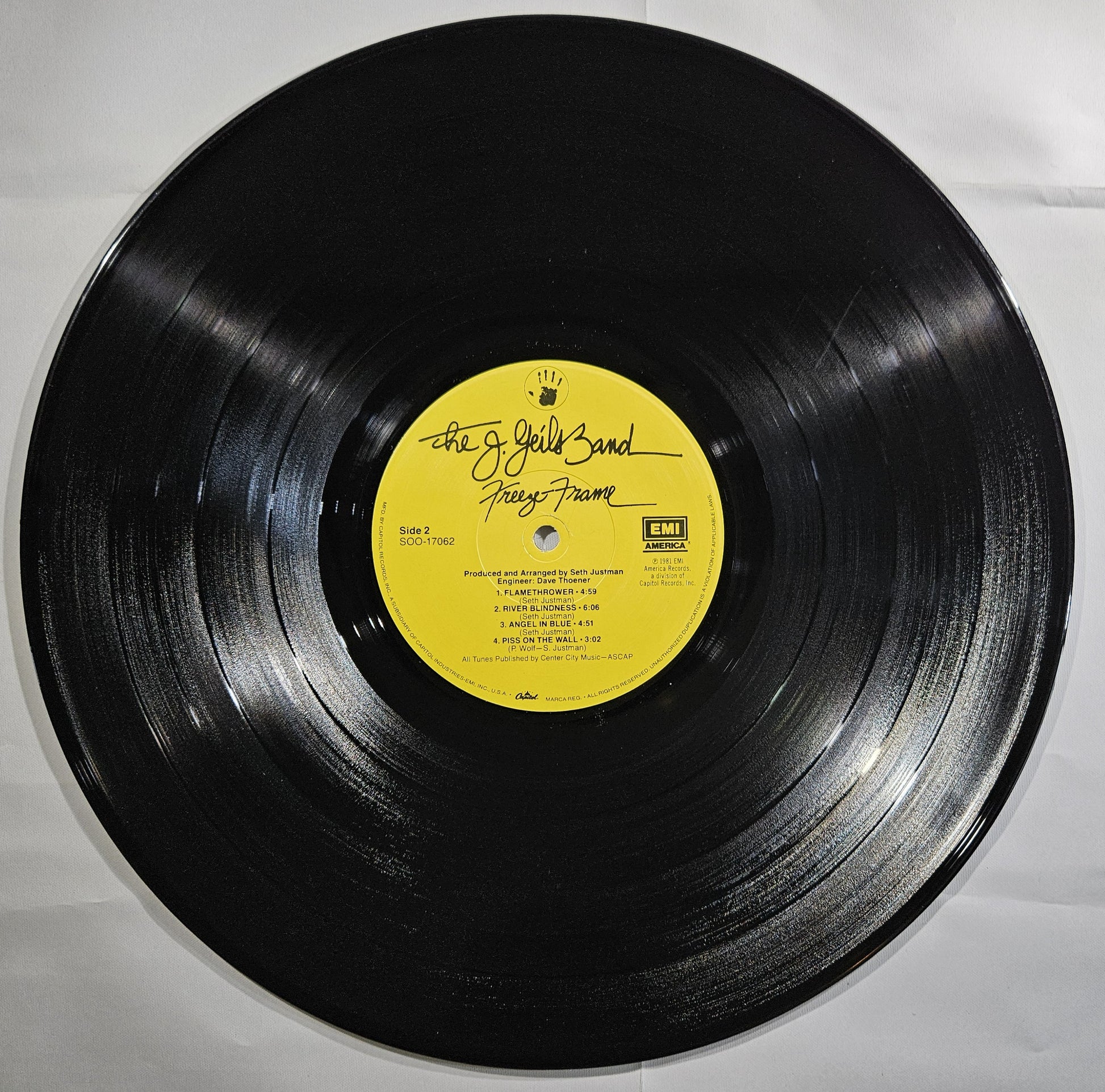 The J. Geils Band - Freeze-Frame [1981 Los Angeles Pressing] [Used Vinyl Record LP] [E]