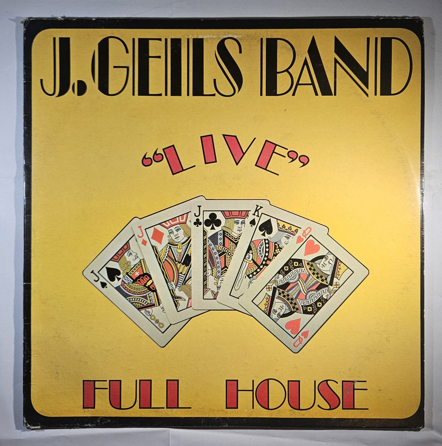 The J. Geils Band - "Live" Full House [1972 Used Vinyl Record LP] [B]