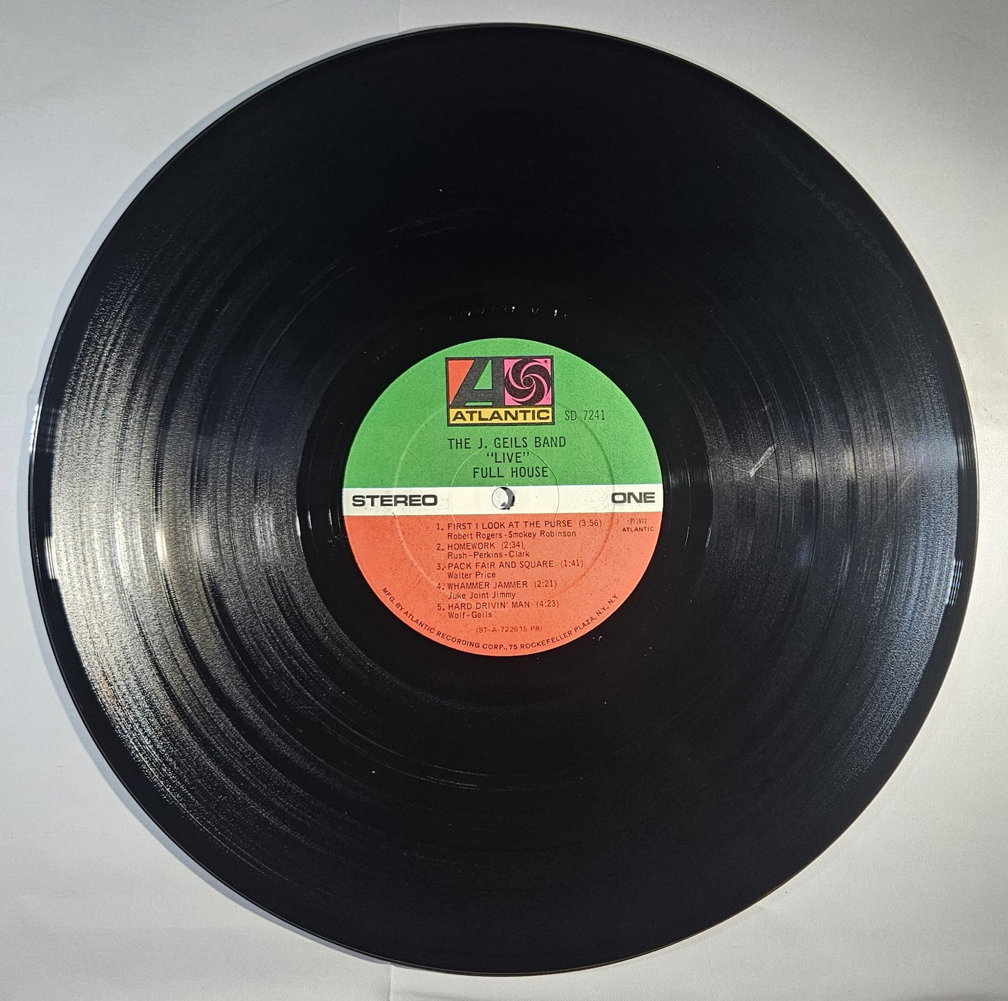 The J. Geils Band - "Live" Full House [1972 Used Vinyl Record LP] [B]