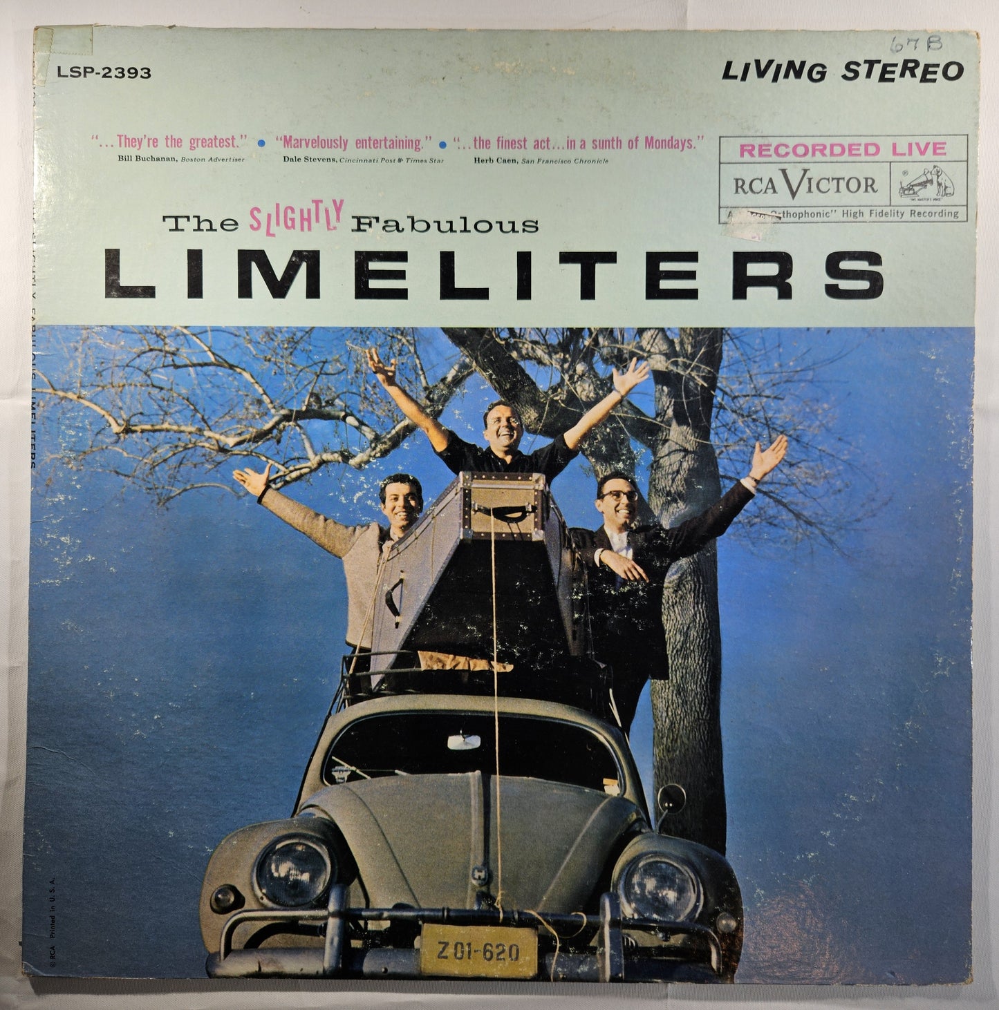 The Limeliters - Slightly Fabulous Limeliters [1961 Used Vinyl Record LP]