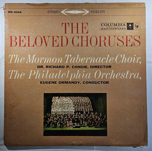 The Mormon Tabernacle Choir - The Beloved Choruses [1958 Used Vinyl Record LP]