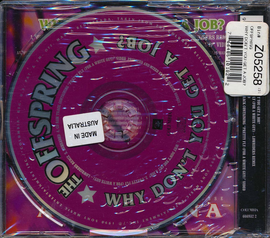 The Offspring - Why Don't You Get a Job? [1999 New CD Single]