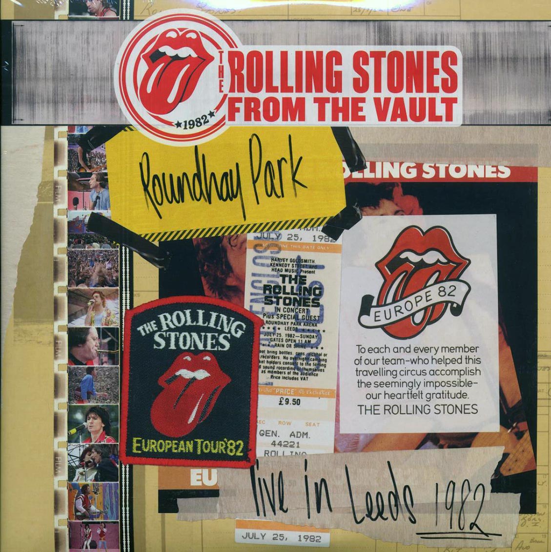 The Rolling Stones - Live in Leeds 1982 [2016 New Triple Vinyl Record LP + DVD]