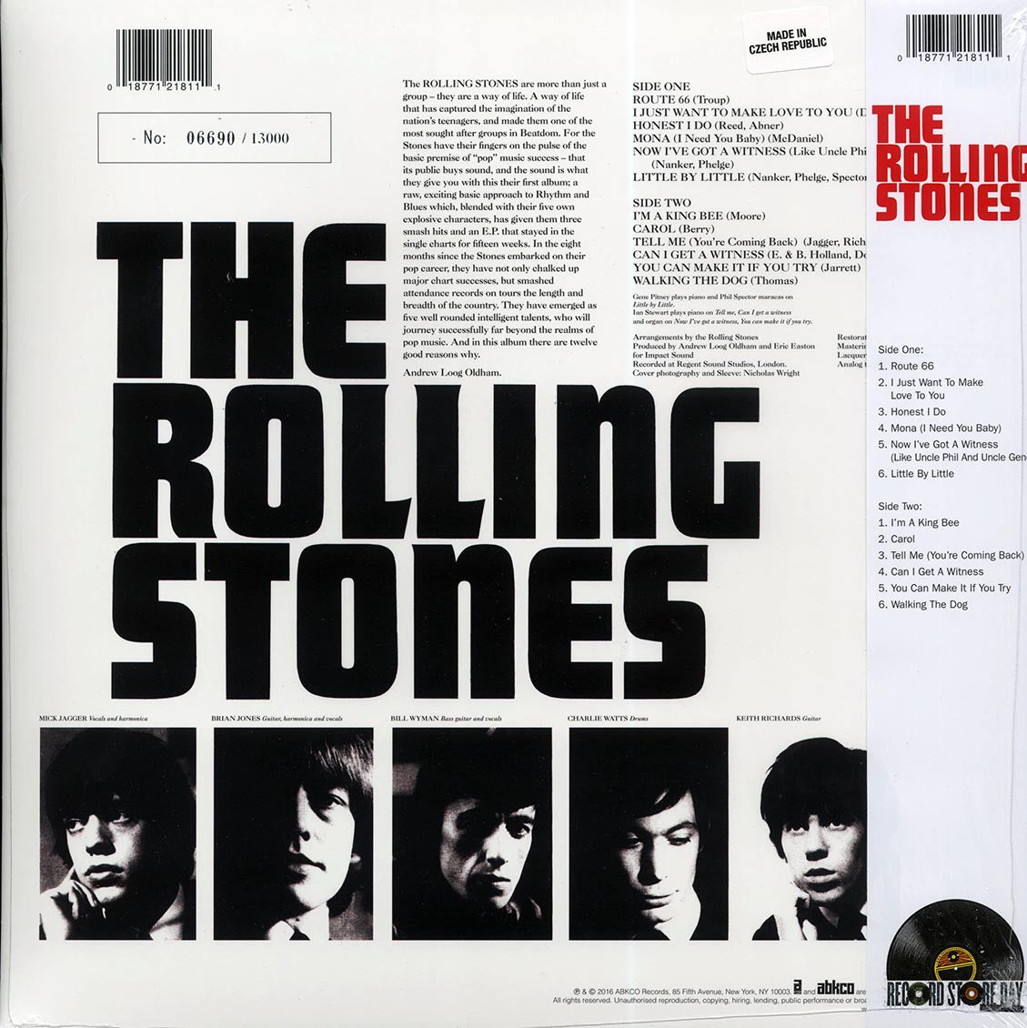 The Rolling Stones [2024 RSD Numbered Reissue Mono Color] [New Vinyl Record LP]