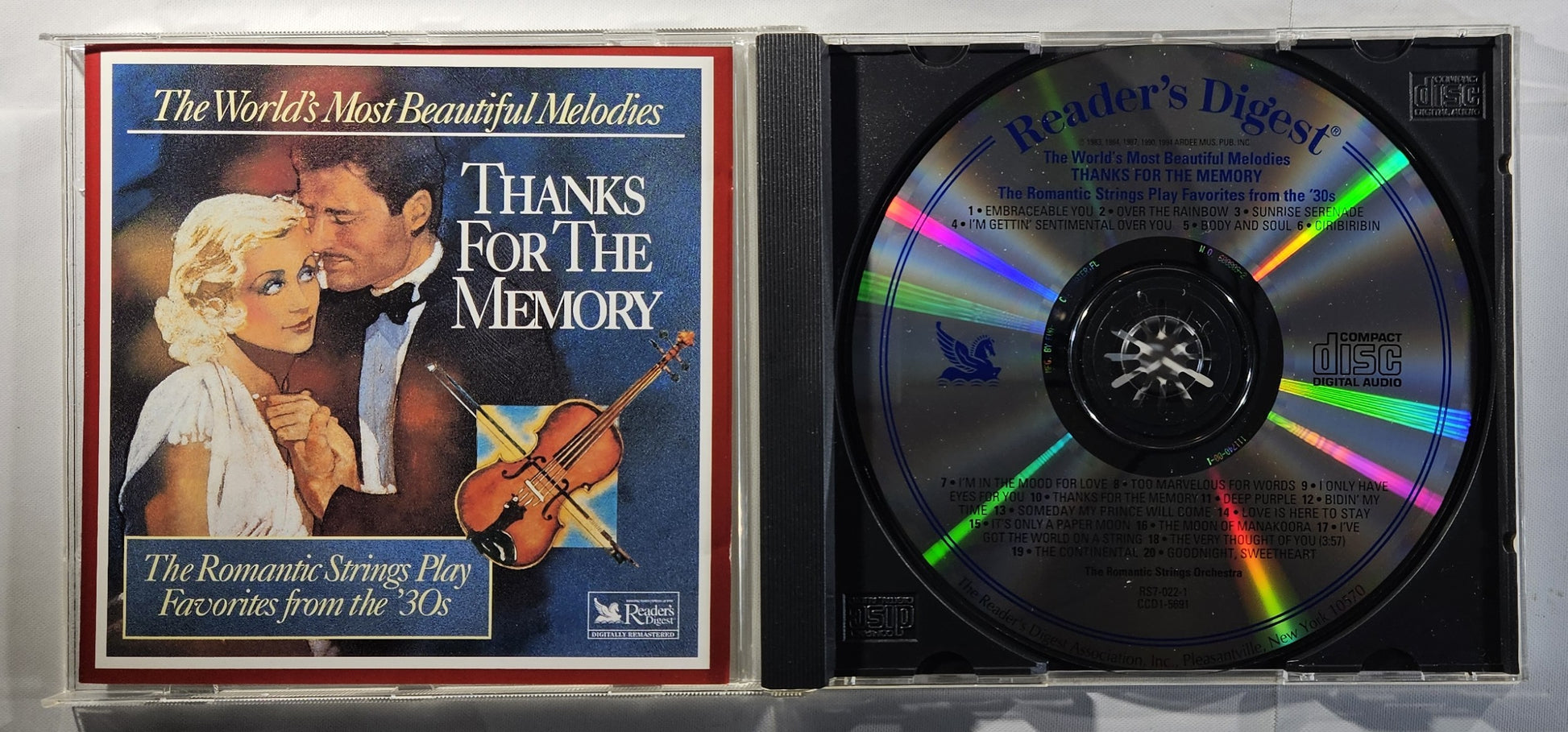 The Romantic Strings - Thanks for the Memory [1995 Used Double CD]