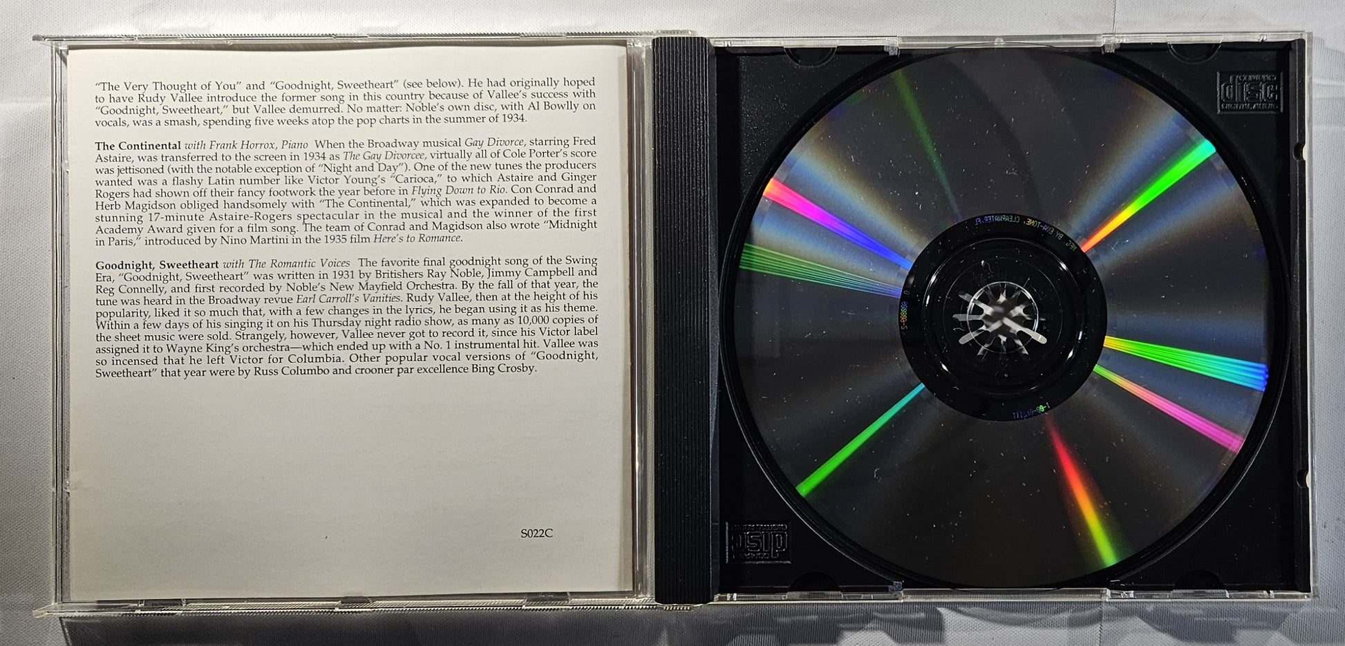 The Romantic Strings - Thanks for the Memory [1995 Used Double CD]