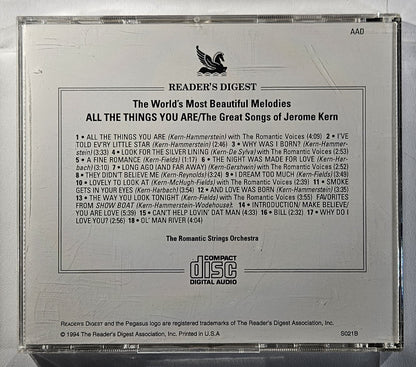 The Romantic Strings - All the Things You Are: The Great Songs of Jerome Kern [1994 Used CD]