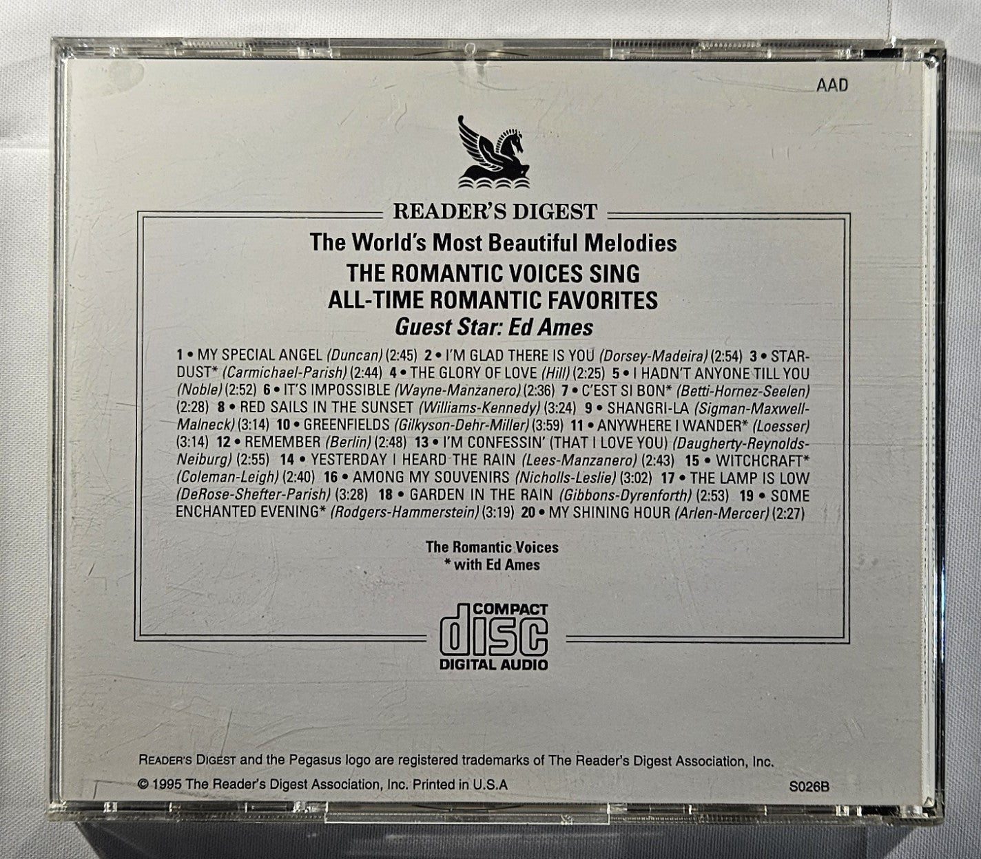 The Romantic Voices - All-Time Romantic Favorites [1995 Compilation] [Used CD]