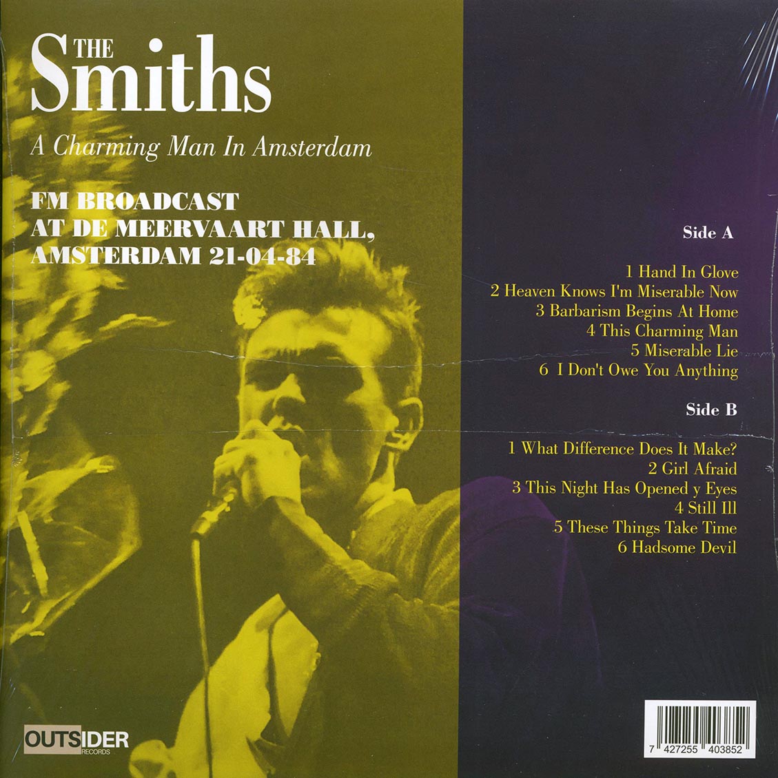 The Smiths - A Charming Man in Amsterdam [2023 Unofficial Limited Purple] [New Vinyl Record LP]