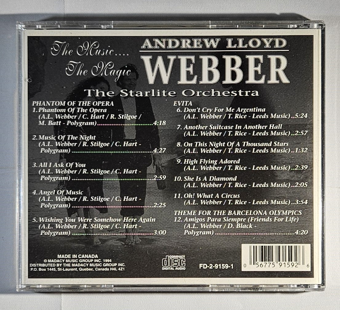 The Starlite Orchestra and Choir - The Magic Andrew Lloyd Webber [1994 Used CD]