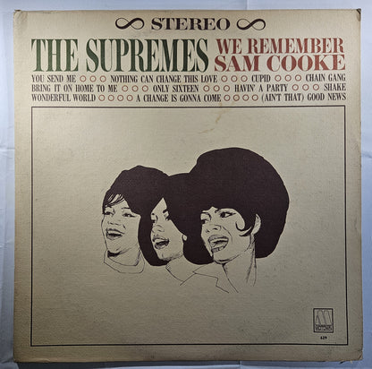 The Supremes - We Remember Sam Cooke [1965 Used Vinyl Record LP]