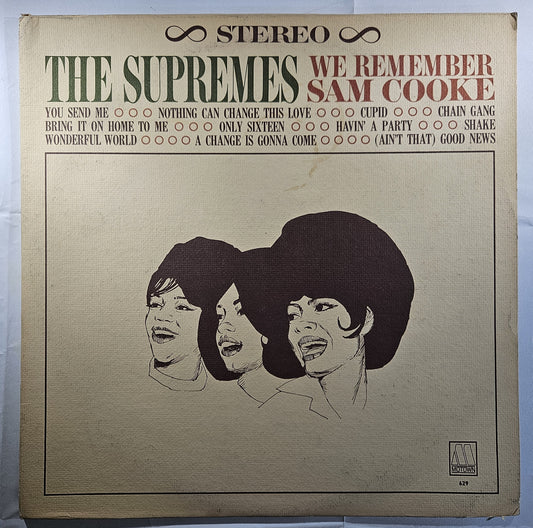 The Supremes - We Remember Sam Cooke [1965 Used Vinyl Record LP]