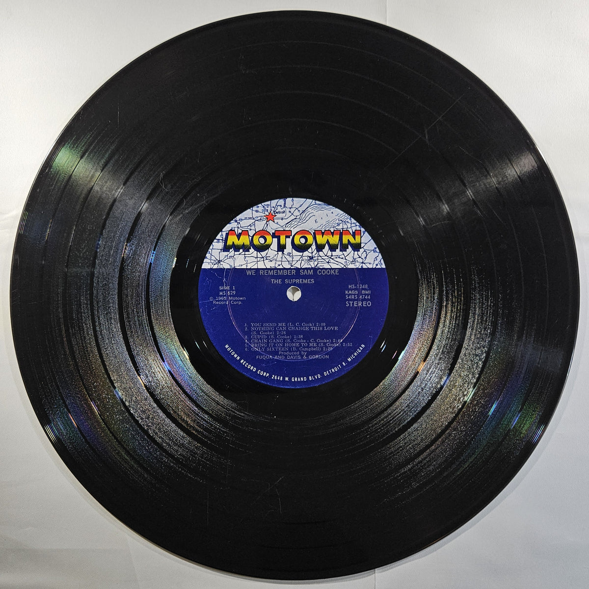 The Supremes - We Remember Sam Cooke [1965 Used Vinyl Record LP]