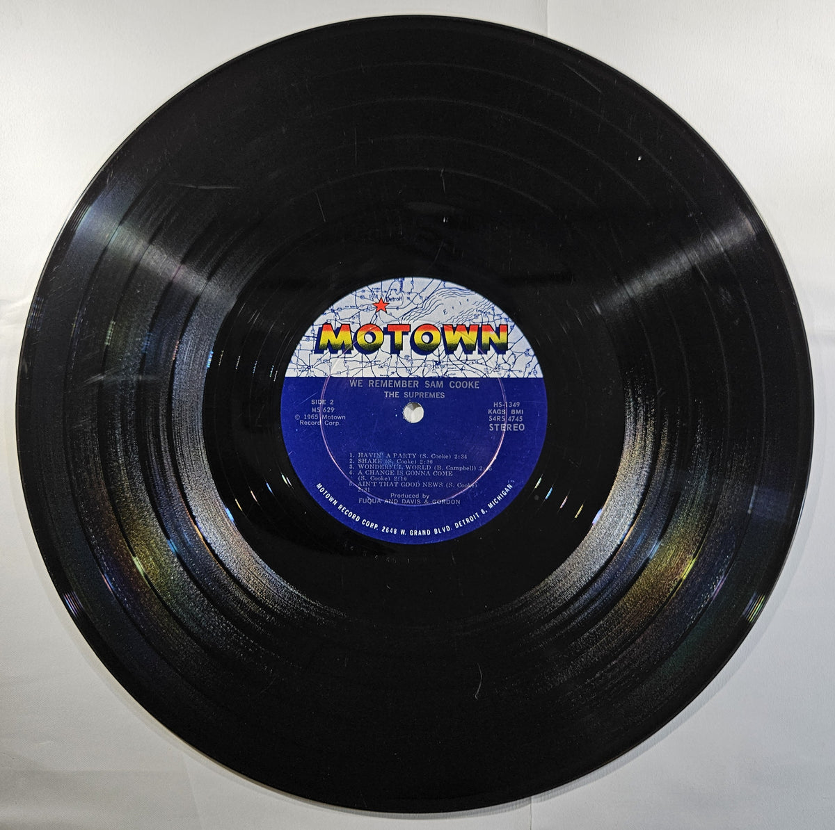 The Supremes - We Remember Sam Cooke [1965 Used Vinyl Record LP]