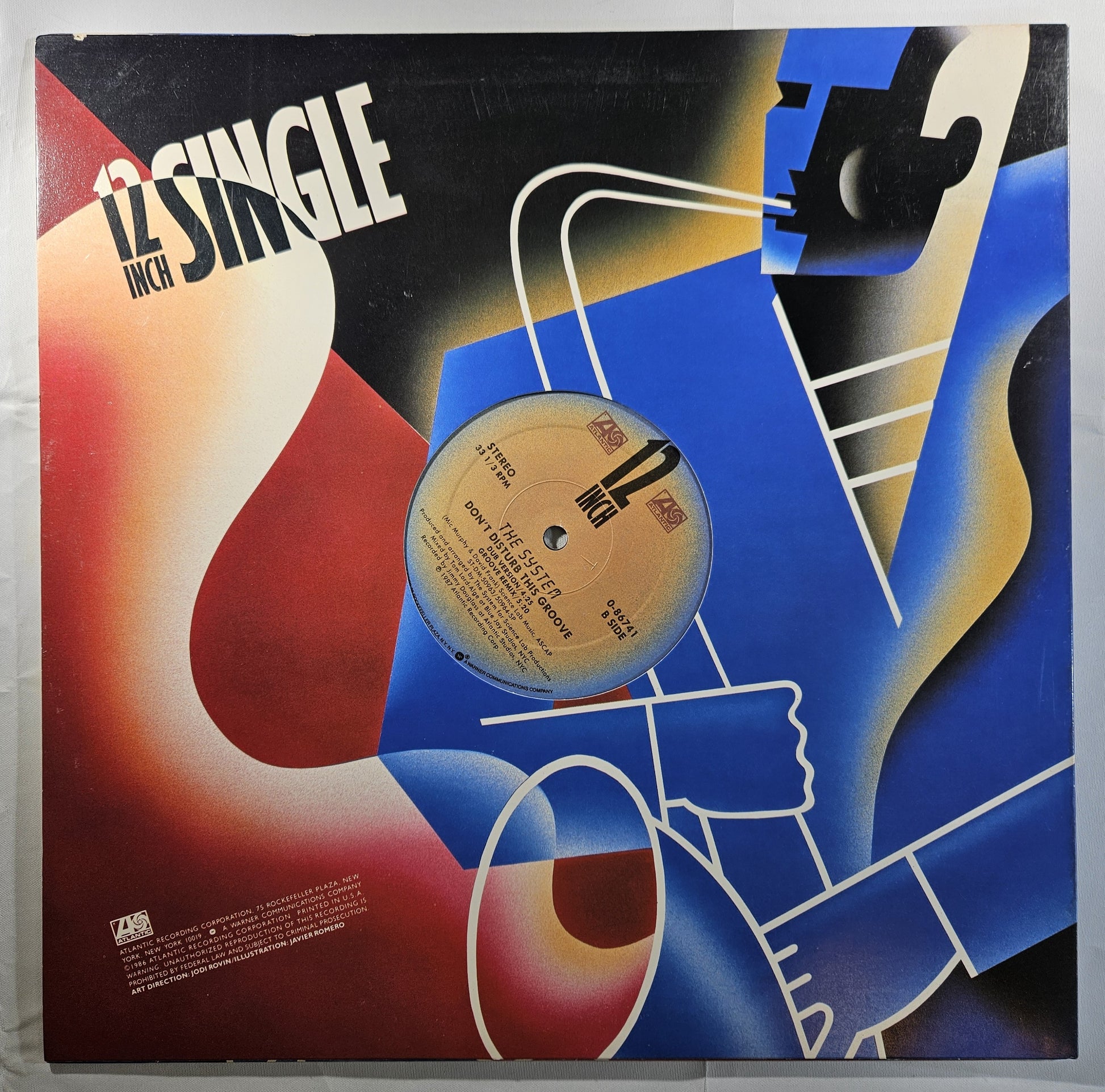 The System - Don't Disturb This Groove [1987 Used Vinyl Record 12" Single]