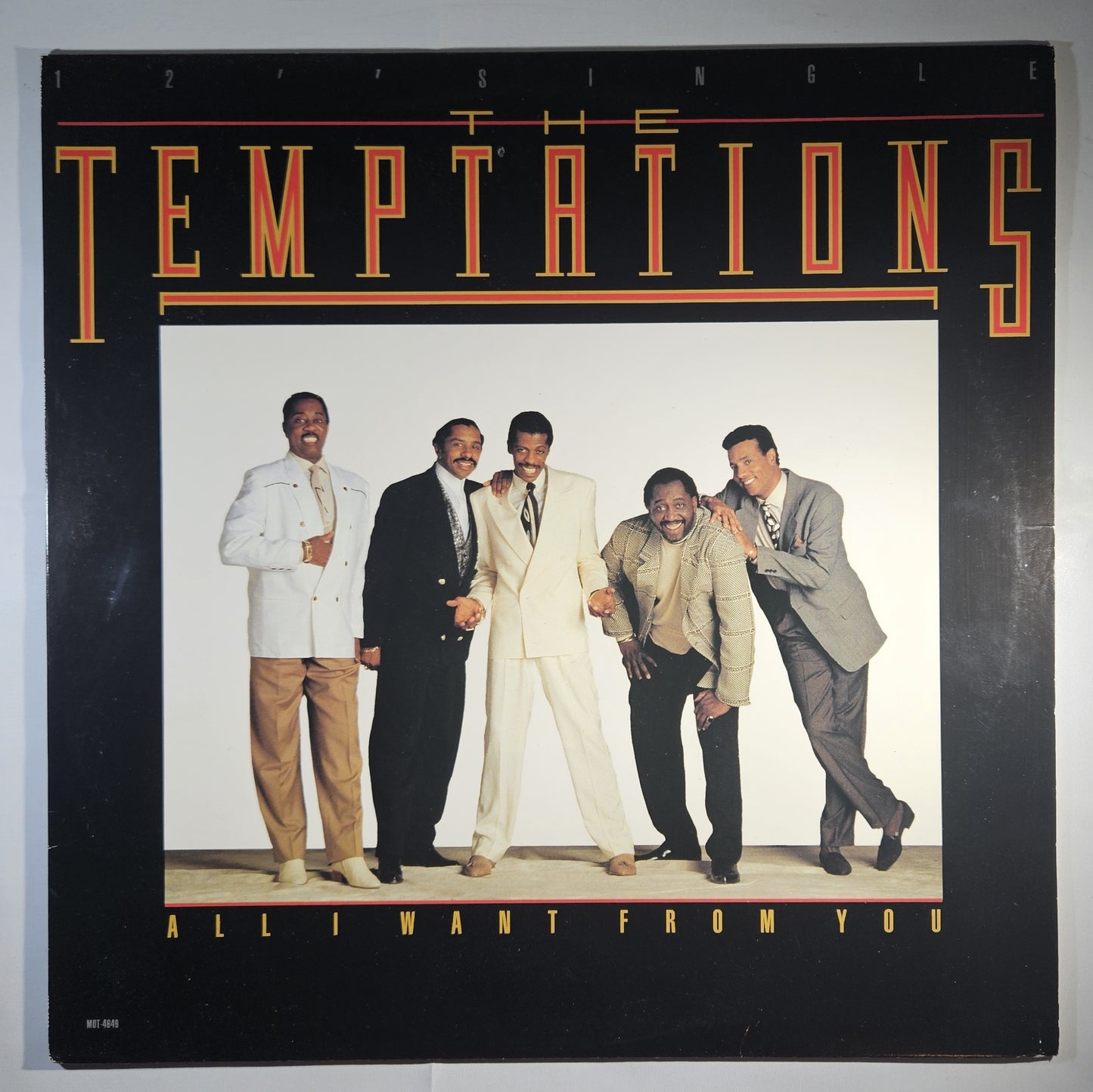 The Temptations - All I Want From You [1989 Promo] [Used Vinyl Record Single]