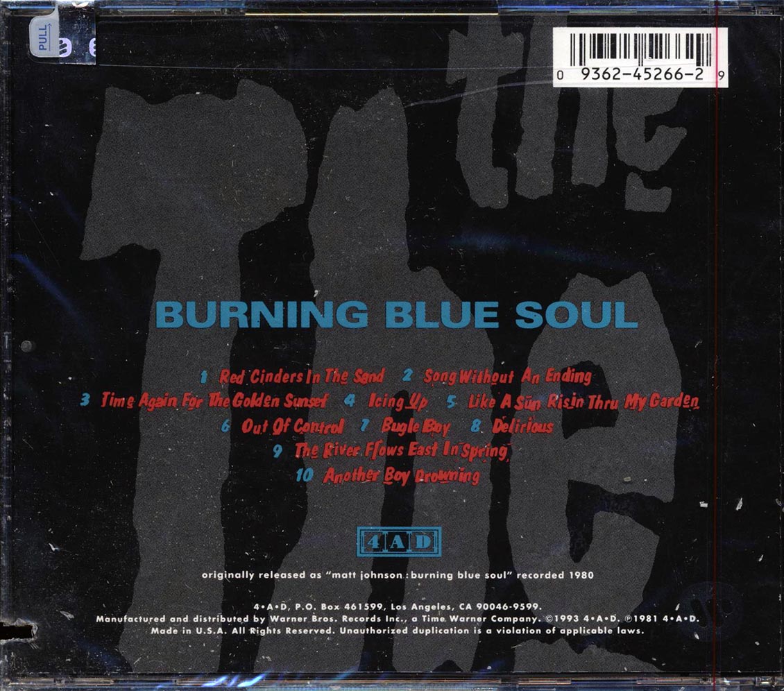 The The - Burning Blue Soul [1993 Remastered Reissue] [New CD]