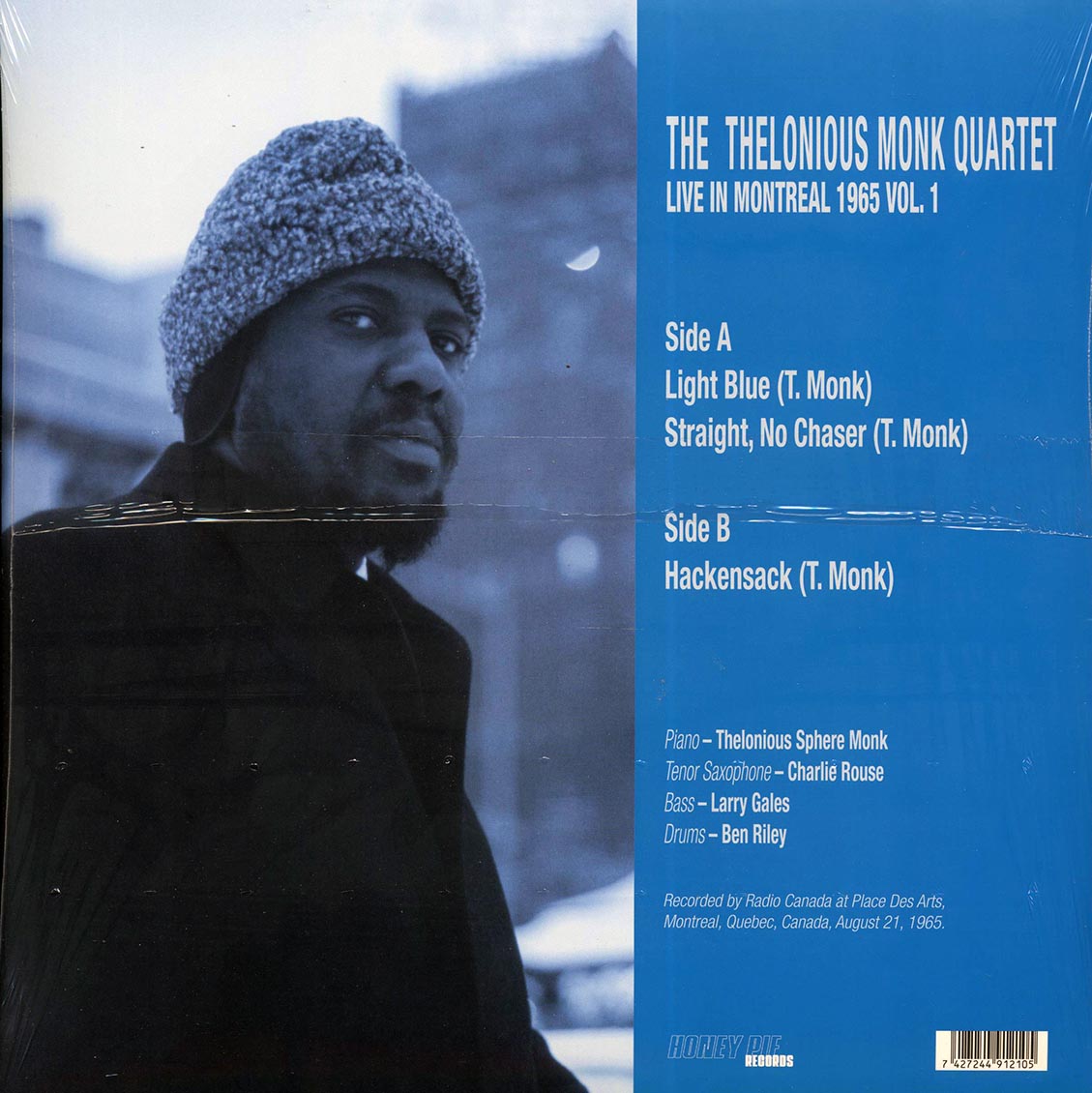 The Thelonious Monk Quartet - Live in Montreal 1965 Vol. 1 [2021 Unofficial] [New Vinyl Record LP]